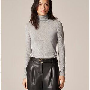 J.Crew Feather jersey turtleneck